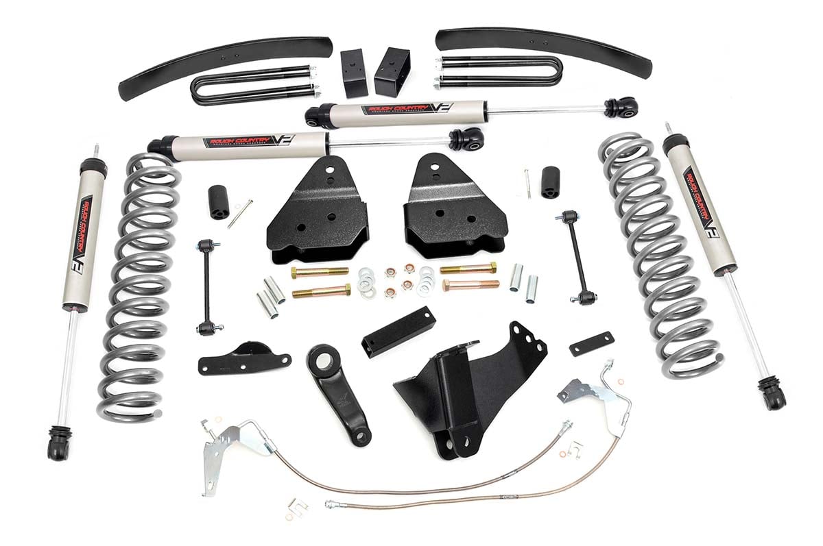 Ford F-250 Super Duty Suspension Lift Kit - Rough Country - 6 Inch Lift Kit | Gas | V2 - '08-'10